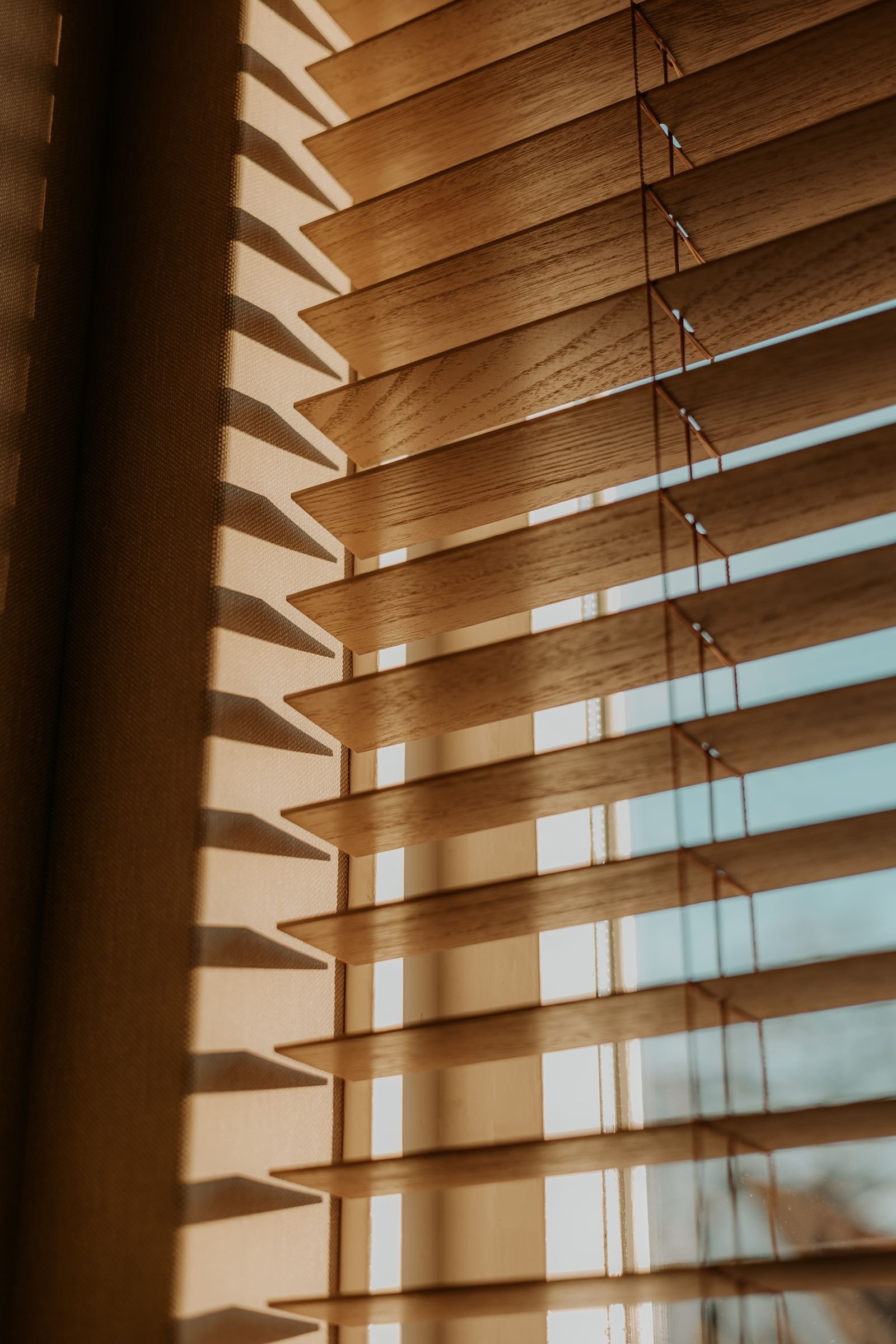Cortinas horizontales en oficina
